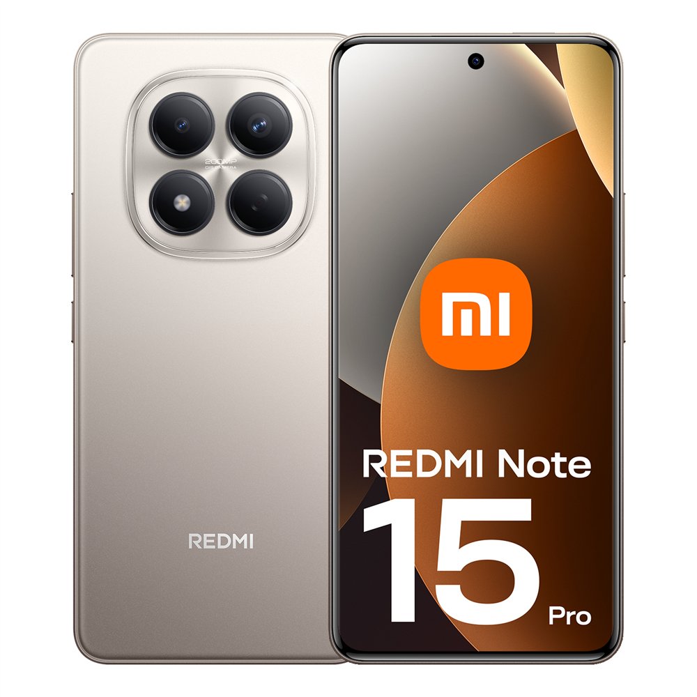 xiaomi redmi note 15 pro 5g 8/512gb titanio smartphone