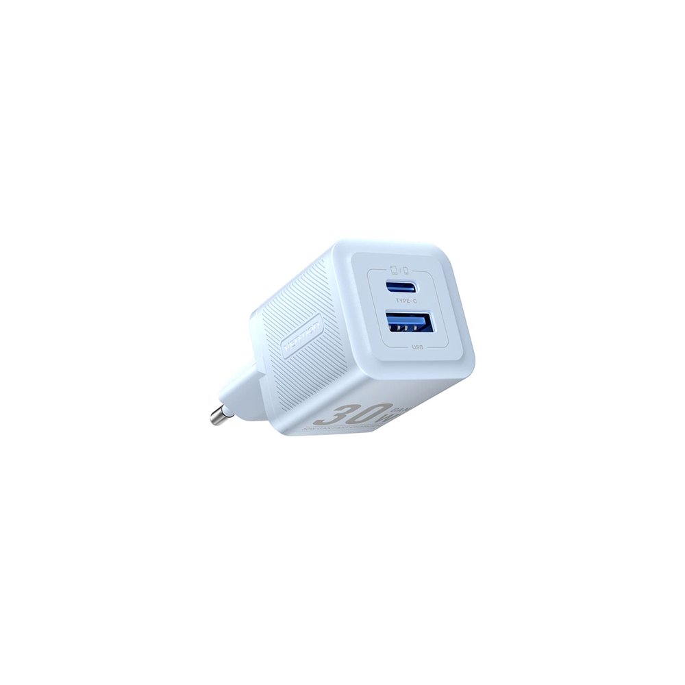 vention feql0-eu cargador de dispositivo móvil universal azul corriente alterna carga rápida interior