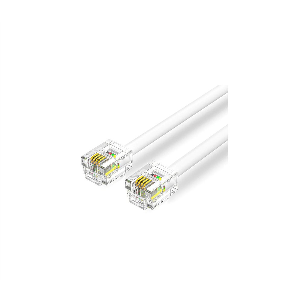 vention iqbwj cable telefónico 5 m blanco
