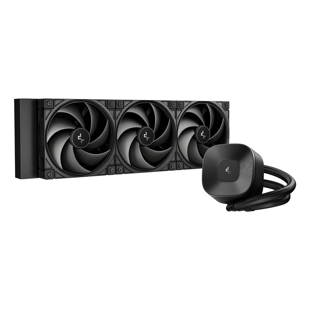 deepcool le360 v2 zero dark procesador kit de refrigeración líquida 12 cm negro 1 pieza(s)