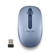 ngs fog dual blue ratón universal ambidextro rf wireless + bluetooth 1600 dpi