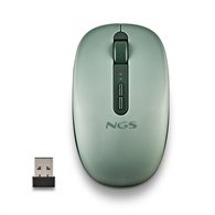 ngs fog dual green ratón universal ambidextro rf wireless + bluetooth 1600 dpi