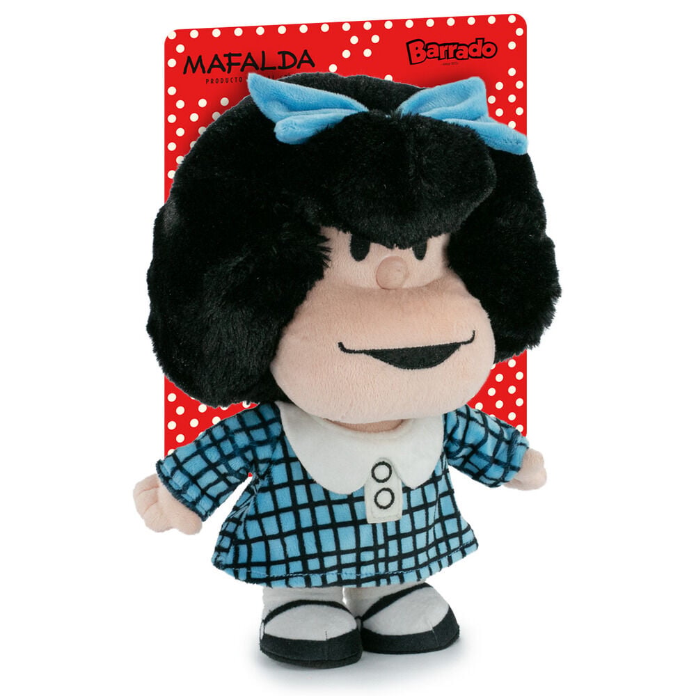 peluche blue dress mafalda 27cm
