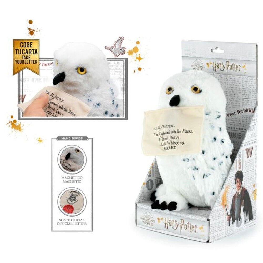 peluche hedwig owl harry potter 30cm
