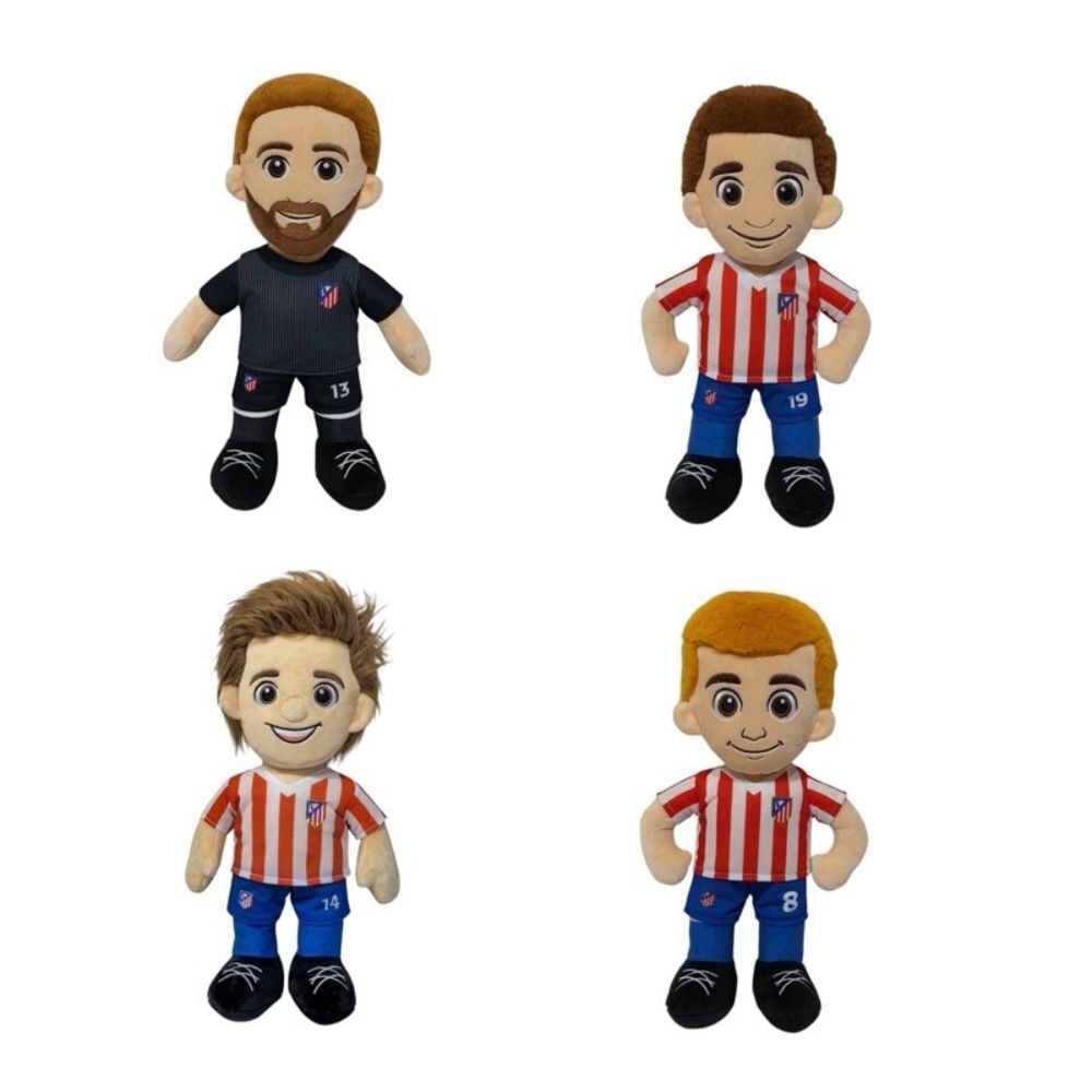 peluche jugador atletico de madrid 36cm surtido