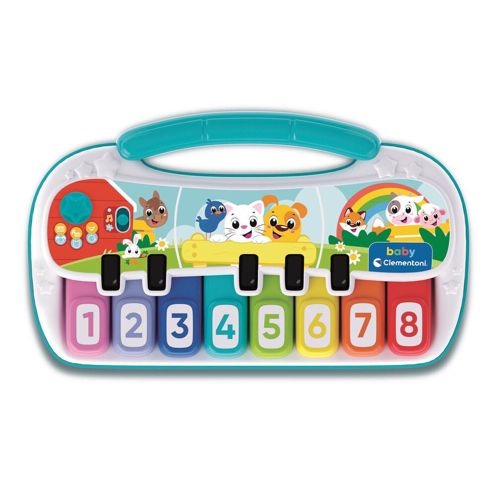 piano baby animal