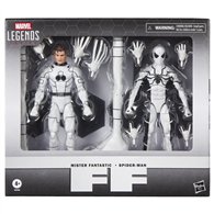 set 2 figuras mister fantastic & spiderman los cuatro fantasticos marvel legends series 15cm