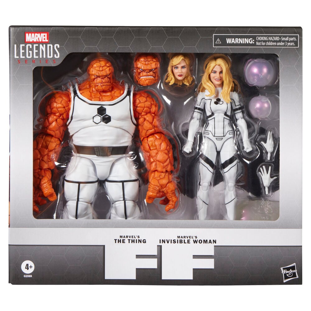figura the thing - invisble woman marvel legends series 15cm