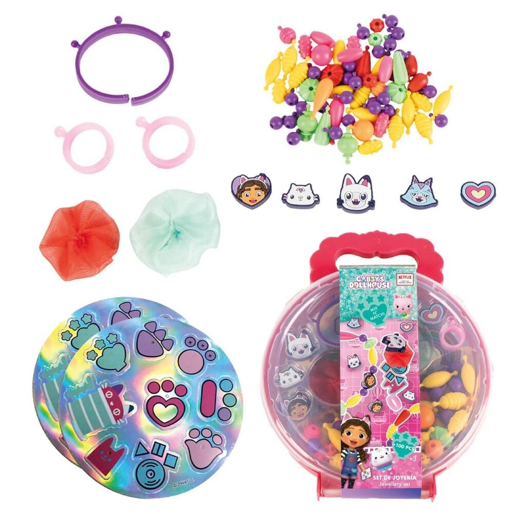 set joyero bisuteria la casa de muñecas de gabby