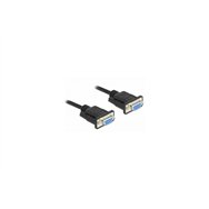 delock 87472 cable de serie negro 2 m db-9