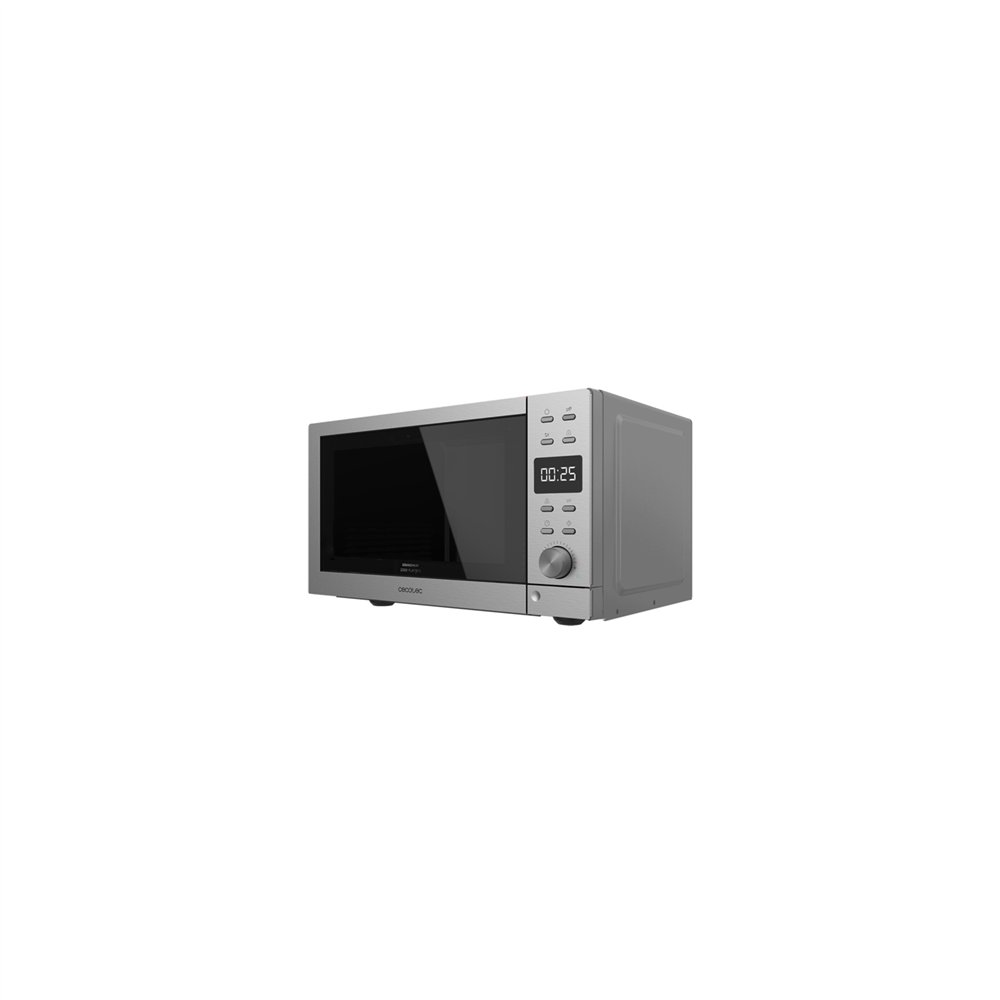 cecotec 01398 microondas encimera solo microondas 20 l 700 w negro, acero