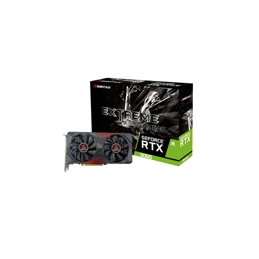 biostar vn3606rml9 tarjeta gráfica nvidia geforce rtx 3060 12 gb gddr6