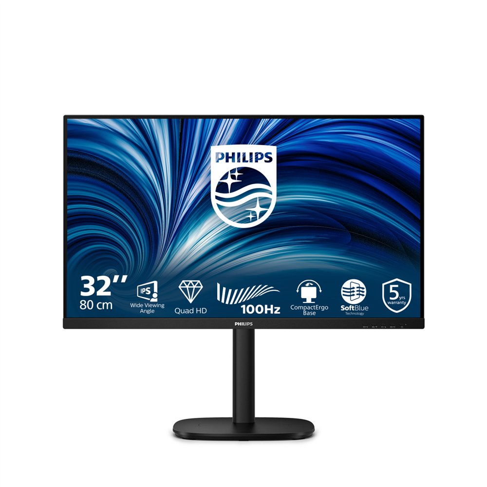 philips 3000 series 32b2n3500/00 pantalla para pc 80 cm (31.5") 2560 x 1440 pixeles quad hd lcd negro