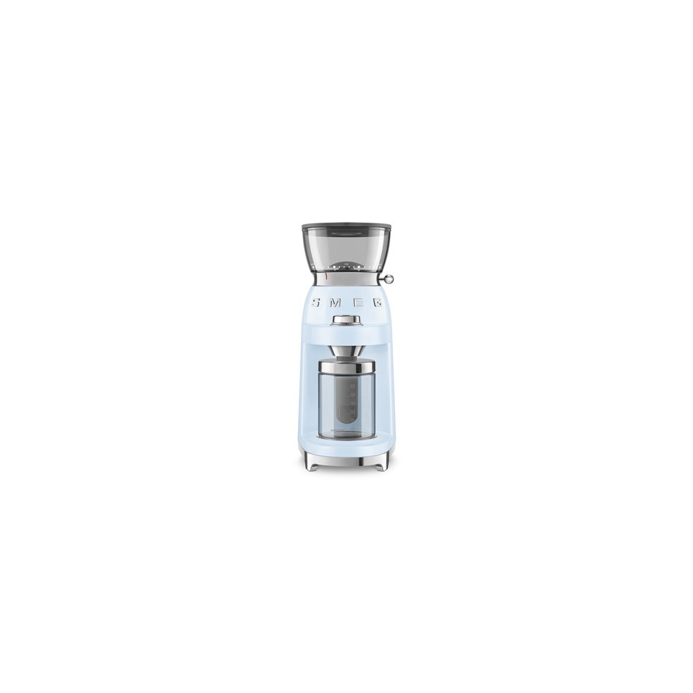 smeg cgf03pbeu molinillo de café 150 w azul