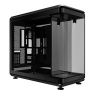cooler master masterframe 360 panorama full tower negro, transparente