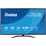 iiyama prolite x4373uhsu-b2 pantalla para pc 108 cm (42.5") 3840 x 2160 pixeles 4k ultra hd led negro