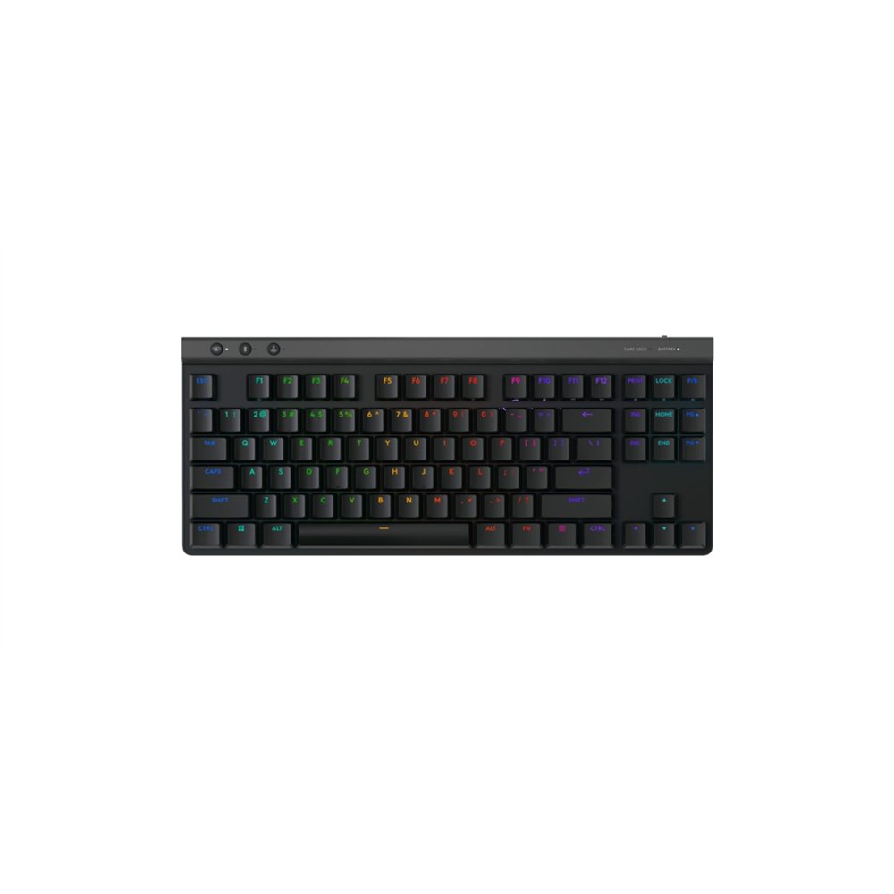 logitech g g515 lightspeed tkl teclado juego rf wireless + bluetooth qwerty portugués negro