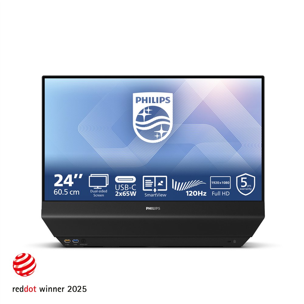 philips 24b2d5300/00 pantalla para pc 60,5 cm (23.8") 1920 x 1080 pixeles full hd lcd negro