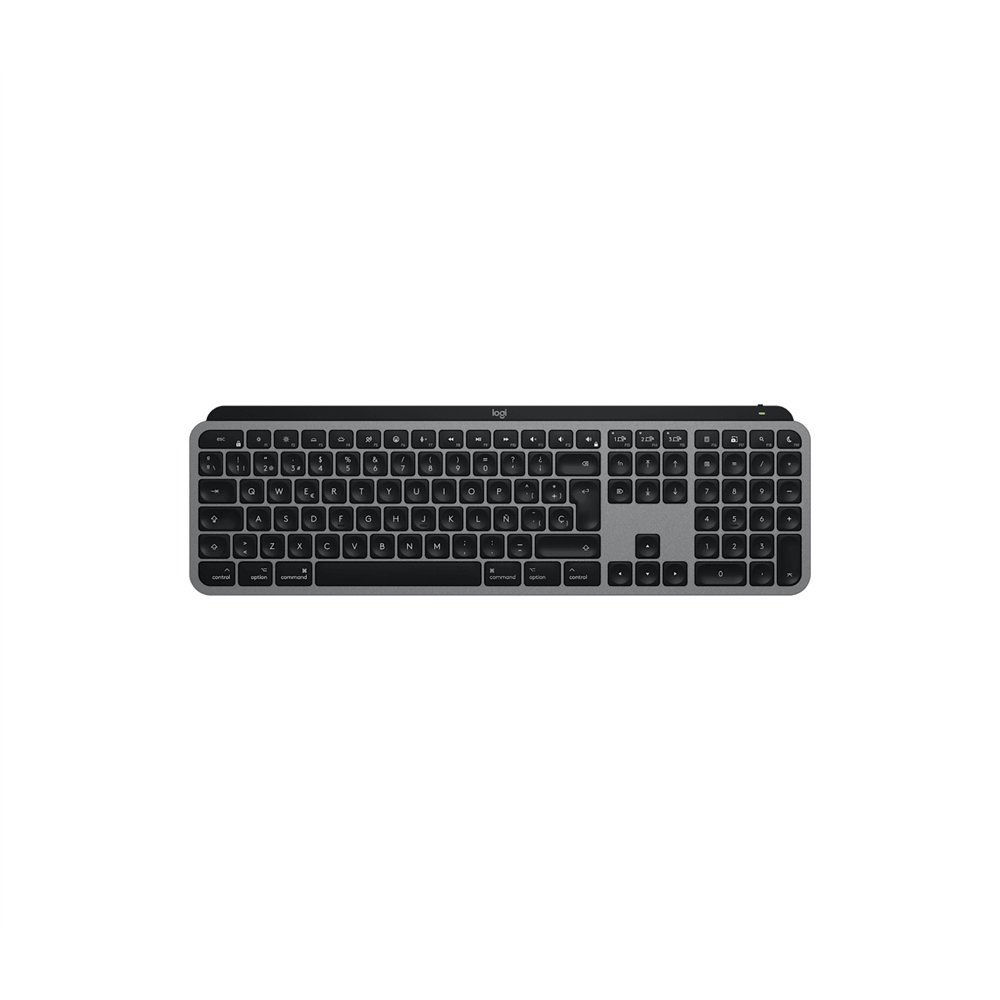 logitech mx keys s for mac teclado hogar bluetooth qwerty español gris