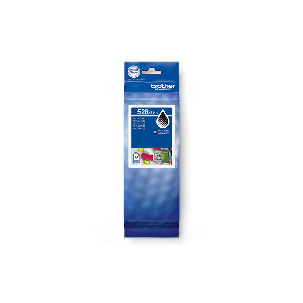 brother lc528xlbk cartucho de tinta 1 pieza(s) original ultra high yield negro