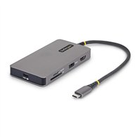 startech.com adaptador multipuertos usb-c - mini dock tipo c para portátiles dell, hp y lenovo - hdmi 4k 60hz - pd 140w - hub us