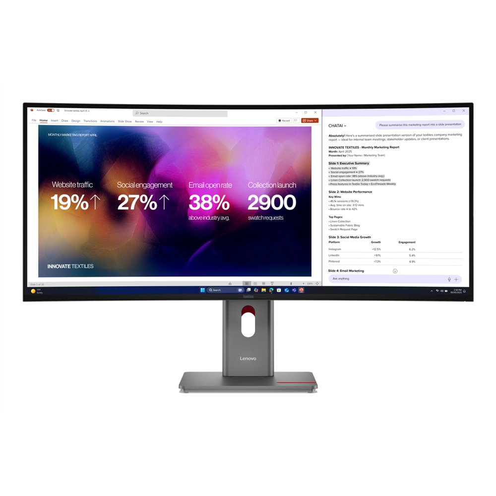 lenovo thinkvision p40wd-40 monitor