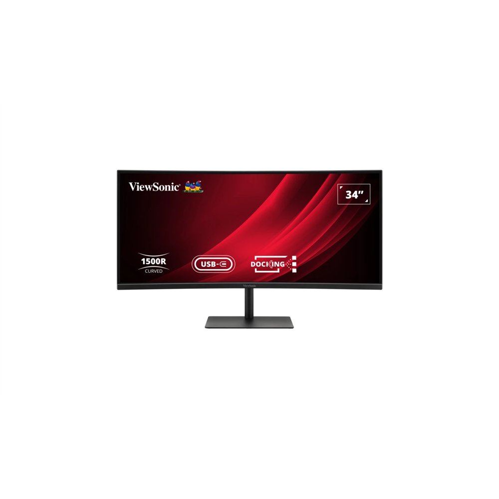 viewsonic vg3419c-2 pantalla para pc 86,4 cm (34") 3440 x 1440 pixeles ultrawide quad hd led negro