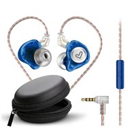 energy sistem monitor earphones auriculares alámbrico dentro de oído azul