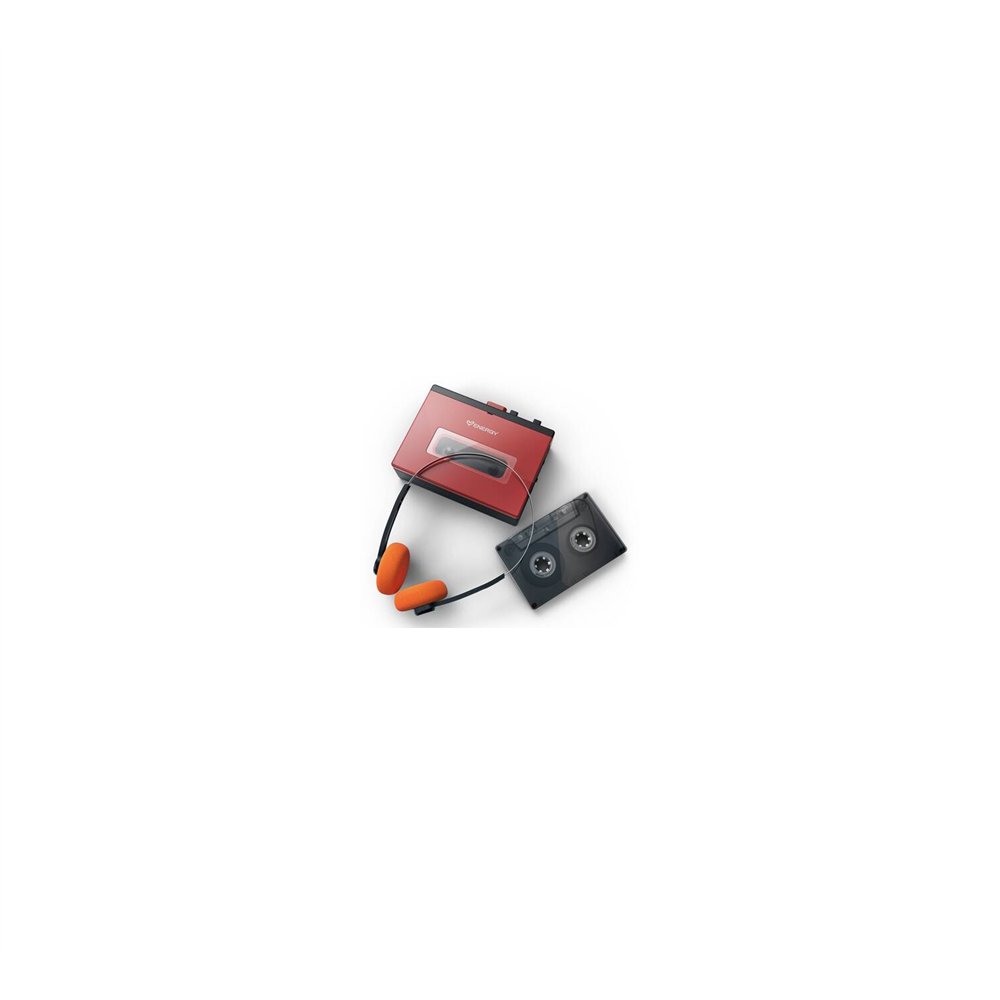 energy sistem 50139 reproductor de cintas de casete portátil 1 cubierta(s) rojo