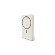 energy sistem magnetic powerbank 5000 mah cargador inalámbrico champán