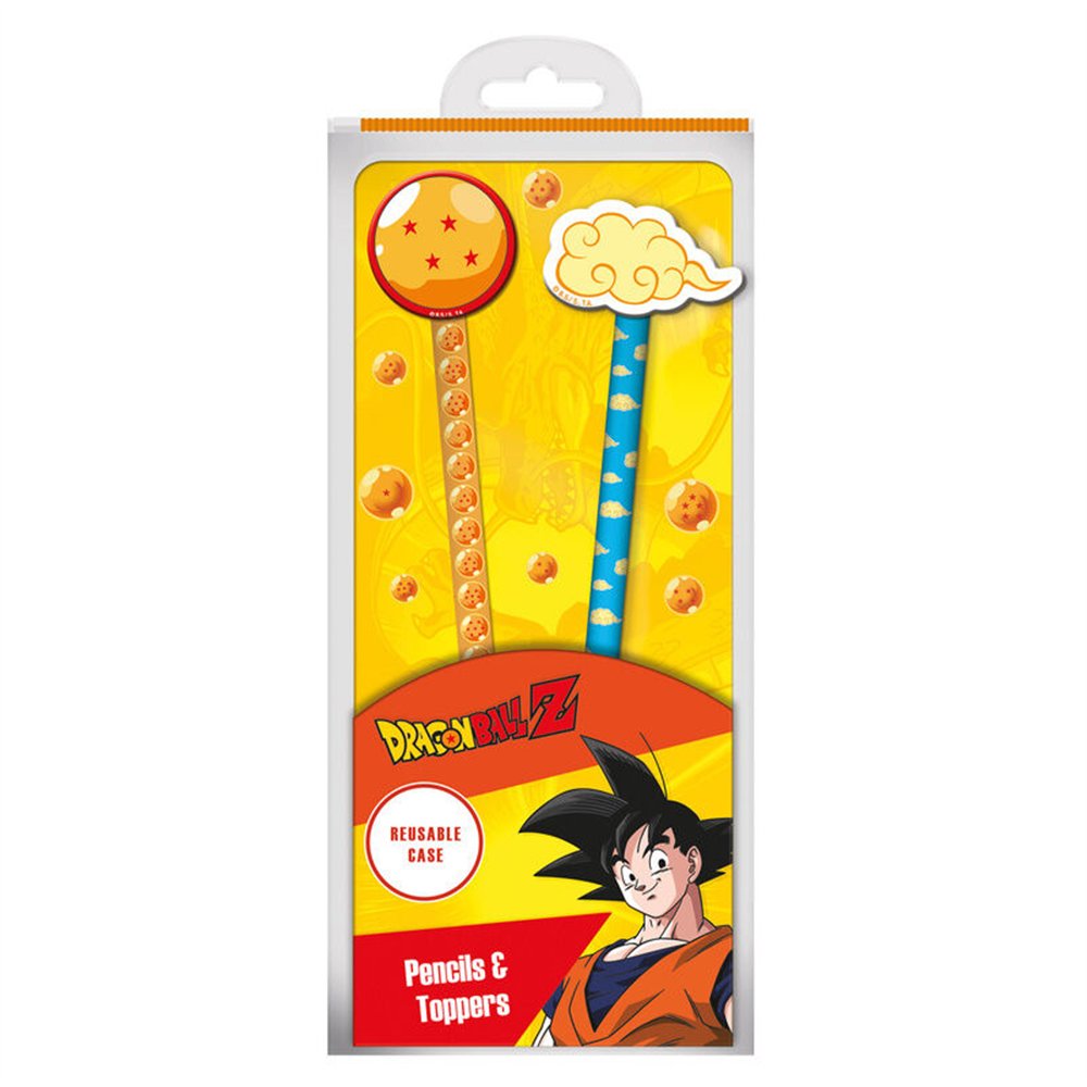 set 2 lapices topper dragon ball z