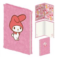 cuaderno peluche a5 my melody hello kitty