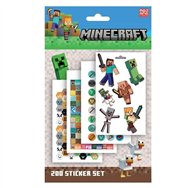 set 200 pegatinas minecraft