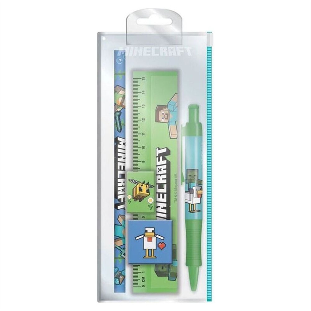 set papeleria minecraft
