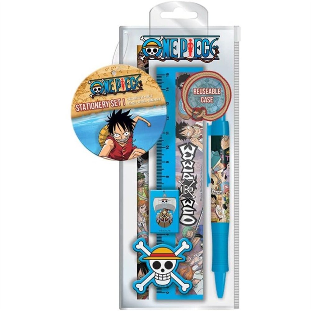 set papeleria one piece