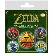 set 5 chapas the legend of zelda