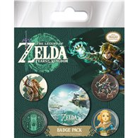 set 5 chapas the legend of zelda
