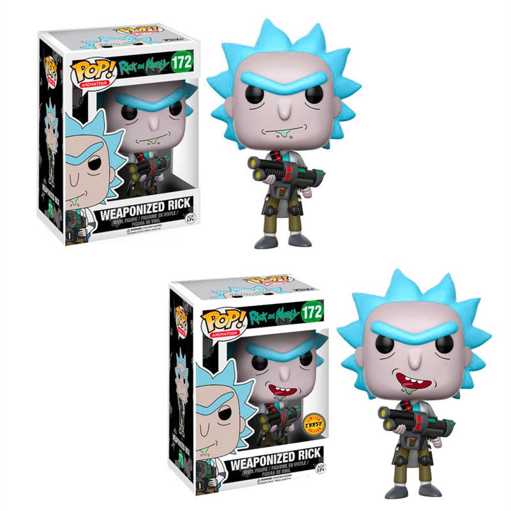 figura pop rick & morty weaponized rick 5 + 1 chase