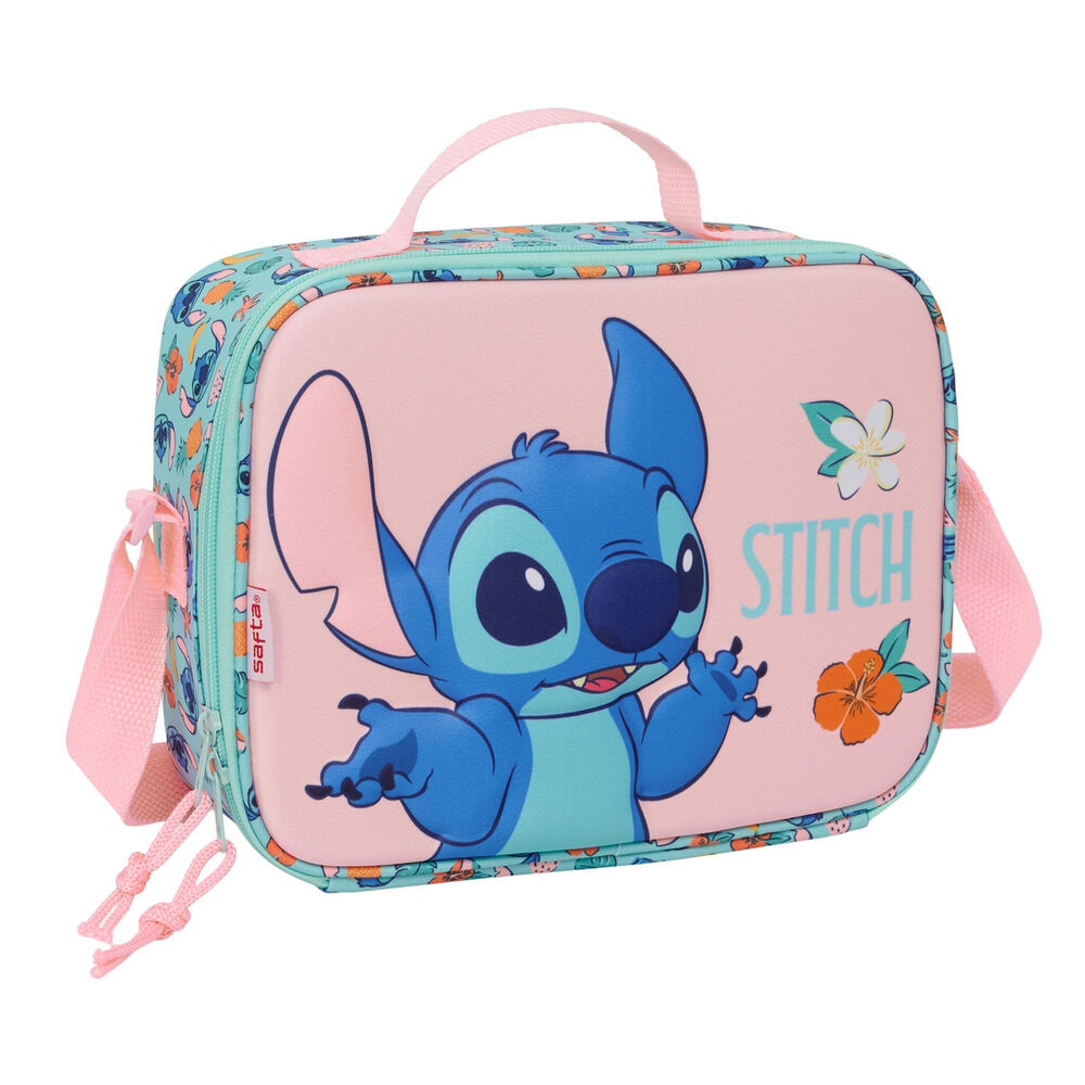 bolsa portameriendas 3d stitch disney termica