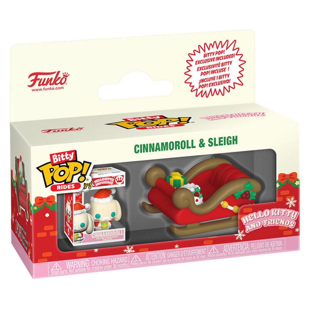figura bitty pop ride cinnamoroll and sleigh