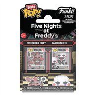 blister 2 figuras bitty pop five nights at freddys withered foxy & marionette