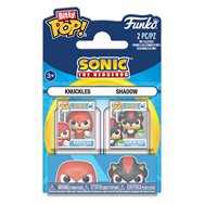 blister 2 figuras bitty pop sonic the hedgehog knuckles & shadow