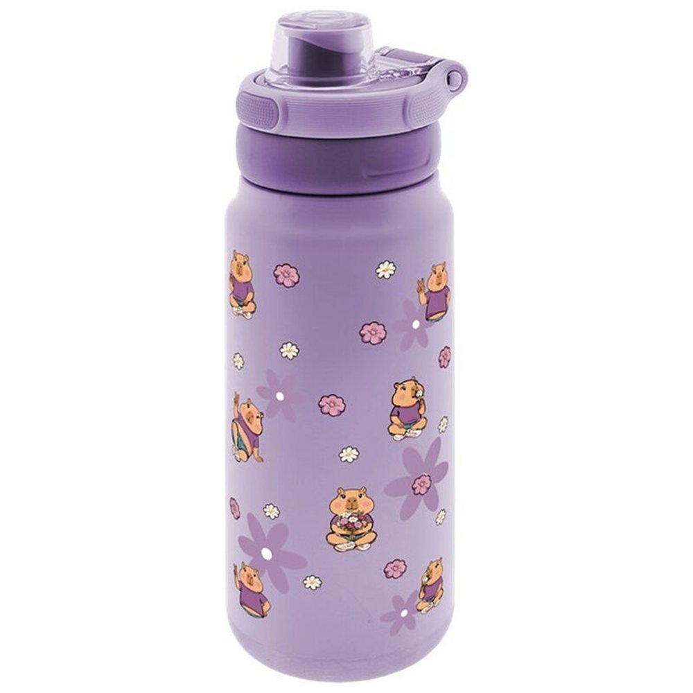 botella termica sport flower capibara 750ml
