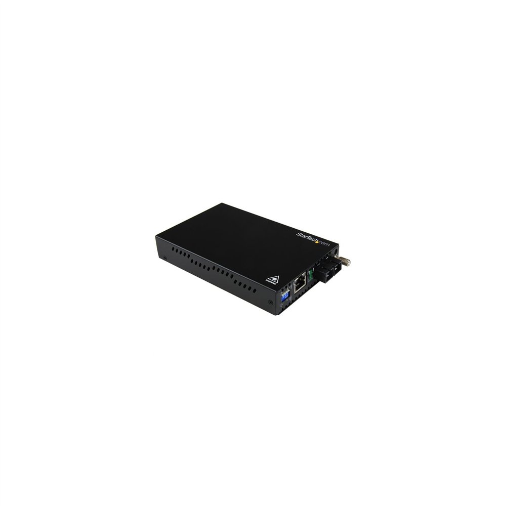 startech.com conversor de medios gigabit ethernet a fibra multi modo conector sc - 550m negro