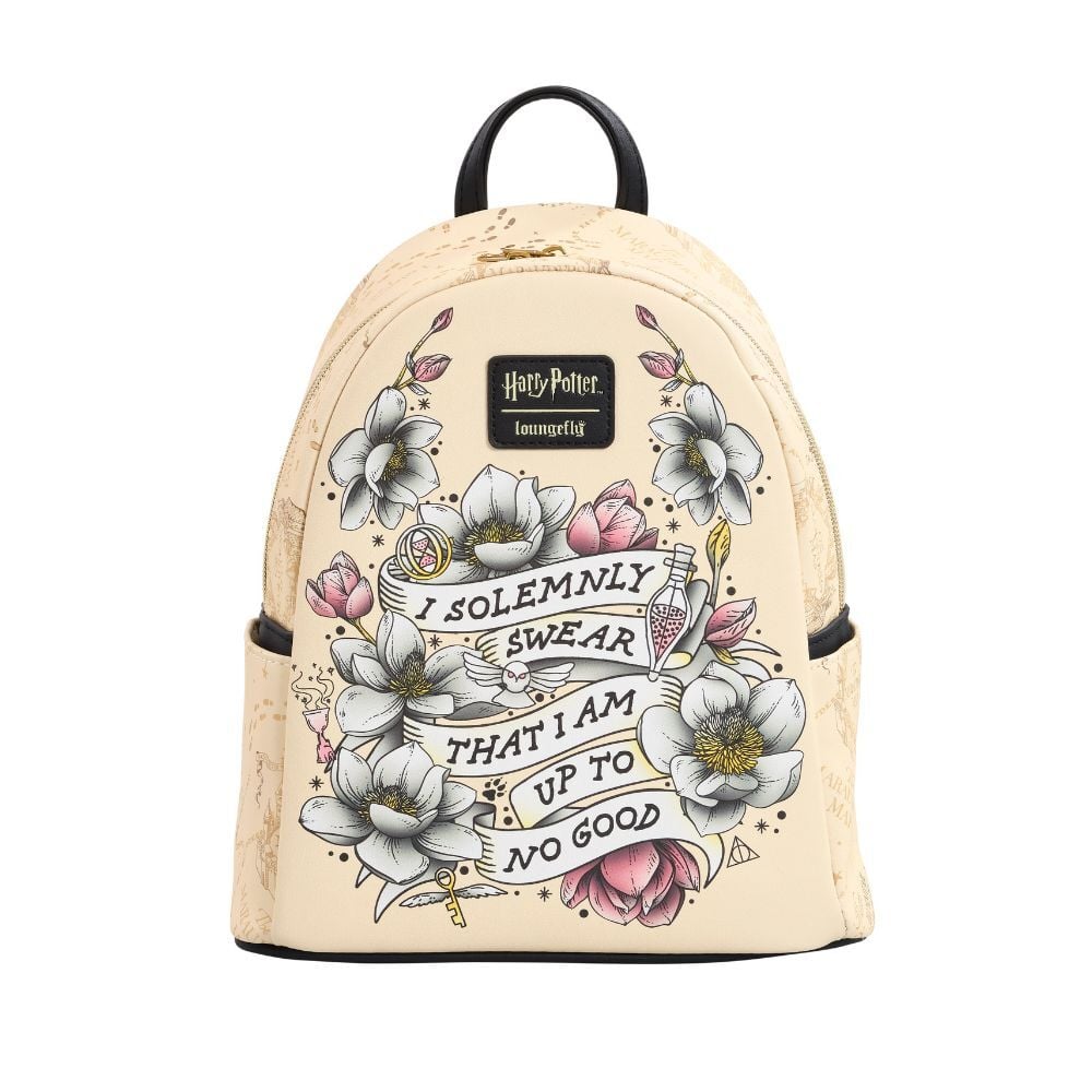 mochila tattoo art  harry potter loungefly 26cm