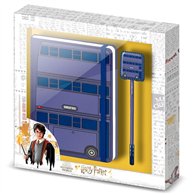 set diario + boligrafo knight bus harry potter