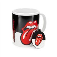 set taza + llavero the rolling stones