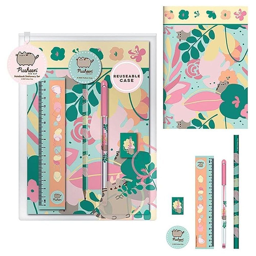 set papeleria pusheen