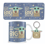 set taza y llavero grogu mandalorian star wars