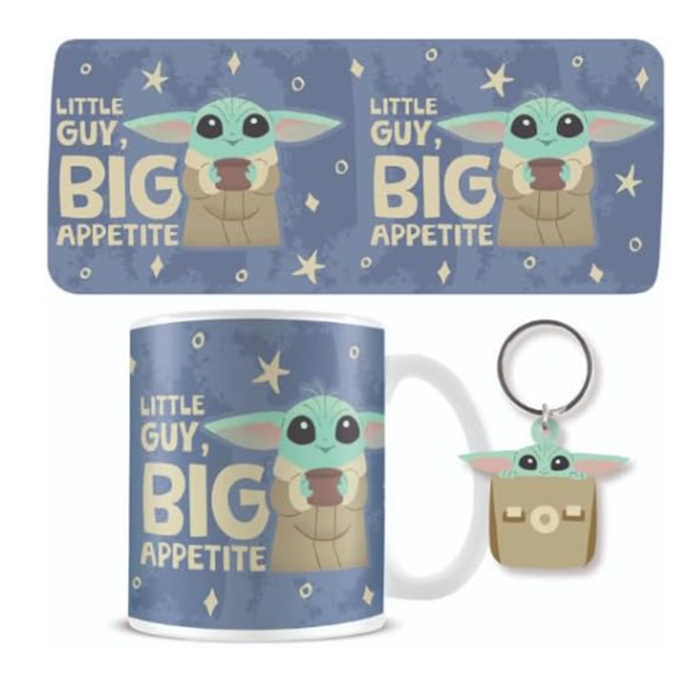 set taza y llavero grogu mandalorian star wars
